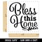 Bless this Home House with Branch Self-Inking Rubber Stamp Ink Stamper